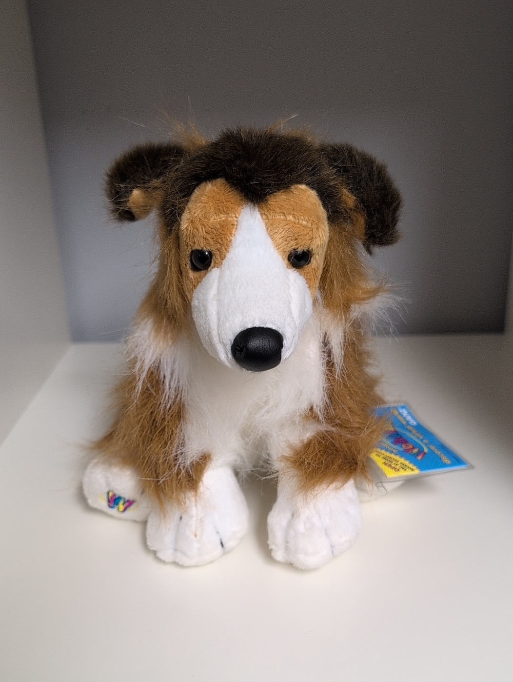 ❤️NWT❤️ PINK RIBBON Webkinz Collie Sealed Code New Y2K GANZ Collectible Plush